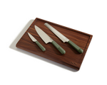 Knife Trio in Sage View 2