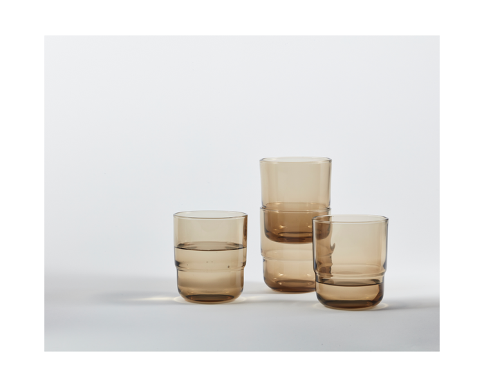Drinking Glasses in Dusk View 3