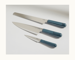 Serrated Slicing Knife in Blue Salt View 9