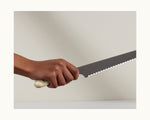 Serrated Slicing Knife in Steam View 3